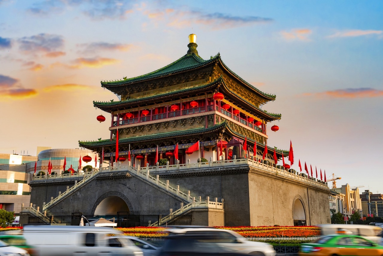 Tháp Chuông & Tháp Trống – Trái tim cổ kính của Tây An về đêm